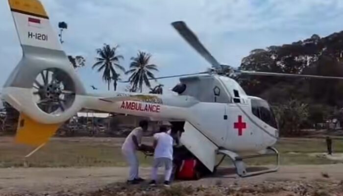 Pemerintah Indonesia Siapkan Ambulans Udara dan Diuji di Pesisir Barat Lampung