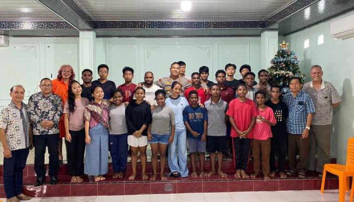 Dirbinmas Polda Lampung Kombes Pol AF Indra Napitupulu Bersilahturahmi ke Panti Asuhan Kasih Nusantara