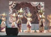 Tarian Abung Siwo Migo Lampung Utara Tampil Memukau Puncak Hari Pers Nasional (HPN) di Banten 