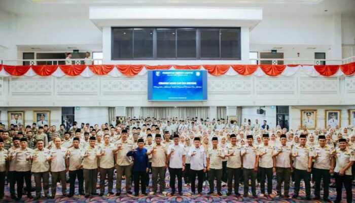 Gubernur Lampung Berpesan kepada Polisi Pamong Praja pada HUT Satpol PP ke-76