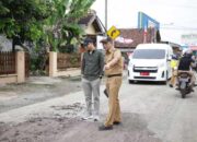 Gubernur Mirza Tinjau Pemeliharaan Jalan Provinsi di Metro dan Kota Gajah Lamteng