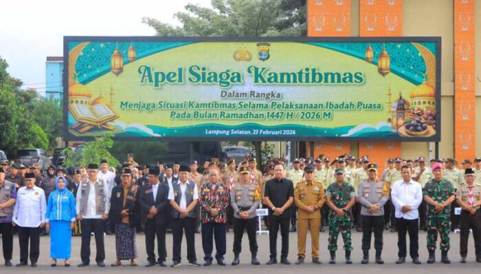 Pemprov Lampung Dukung Apel Siaga Kamtibmas Ramadan 1447 Hijriah