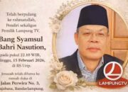 Pemimpin Redaksi Lampung TV Tutup Usia