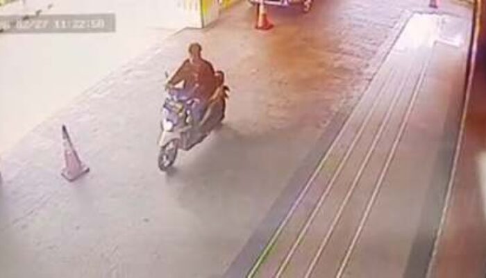 Maling Gasak Motor Jurnalis di Kantor Gubernur Lampung