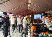 Kapolri Tinjau Kesiapan Posko Siaga SAR Satgas Tanggap Bencana Brimob Polda Lampung di Pelabuhan Bakauheni