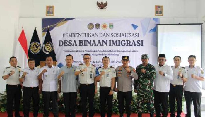 Imigrasi Bandar Lampung Resmikan Desa Binaan di Lampung Tengah