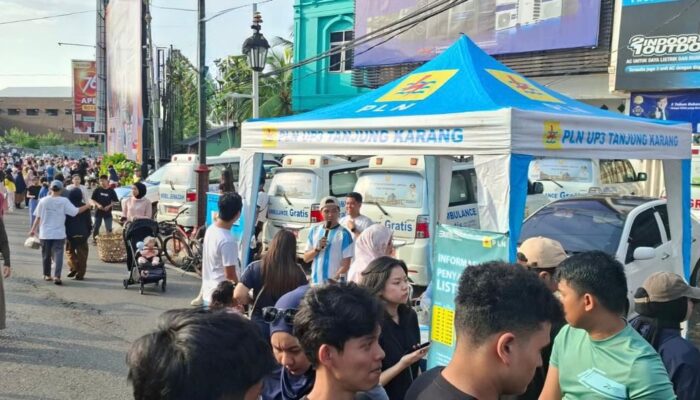PLN UP3 Tanjung Karang Gencarkan Edukasi Promo Listrik “Power Up Real saat CFD