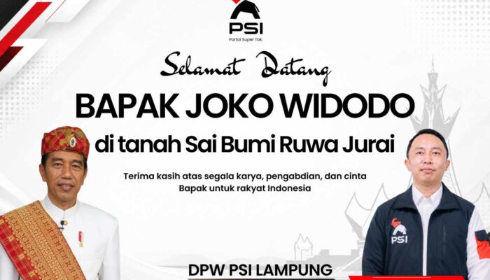 Presiden ke-7 Republik Indonesia Jokowi Akan ke Lampung 26-28 Juni 2026