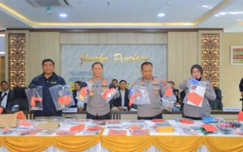 Polda Lampung Berhasil Ungkap 75 Kasus Street Crime Selama 19 Hari dan 95 Tersangka Diamankan