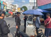 Gegana Brimob Polda Lampung Sisir Masjid Hingga Pasar untuk Mencegah Potensi Kriminalitas